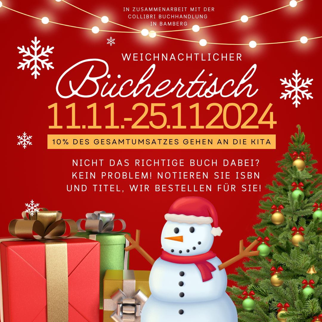 Büchertisch Weihnachten